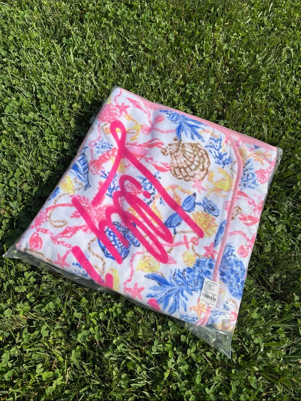 NWT Lilly Pulitzer Beach Chair Towel Cover
